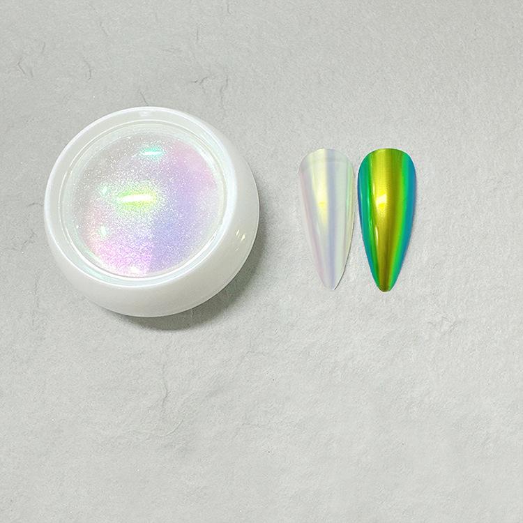 

Набор шестицветной ледяной прозрачной пудры для ногтей «Аврора-хамелеон»