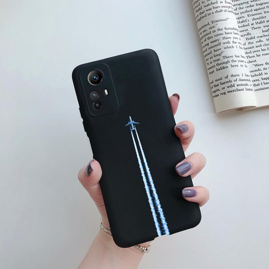 For Xiaomi Redmi Note 12S Case 4G Cat Cartoon Cute Silicone Back Cover for Redmi Note12s 2023 Fundas Note 12s 12 S 4G Soft Cases