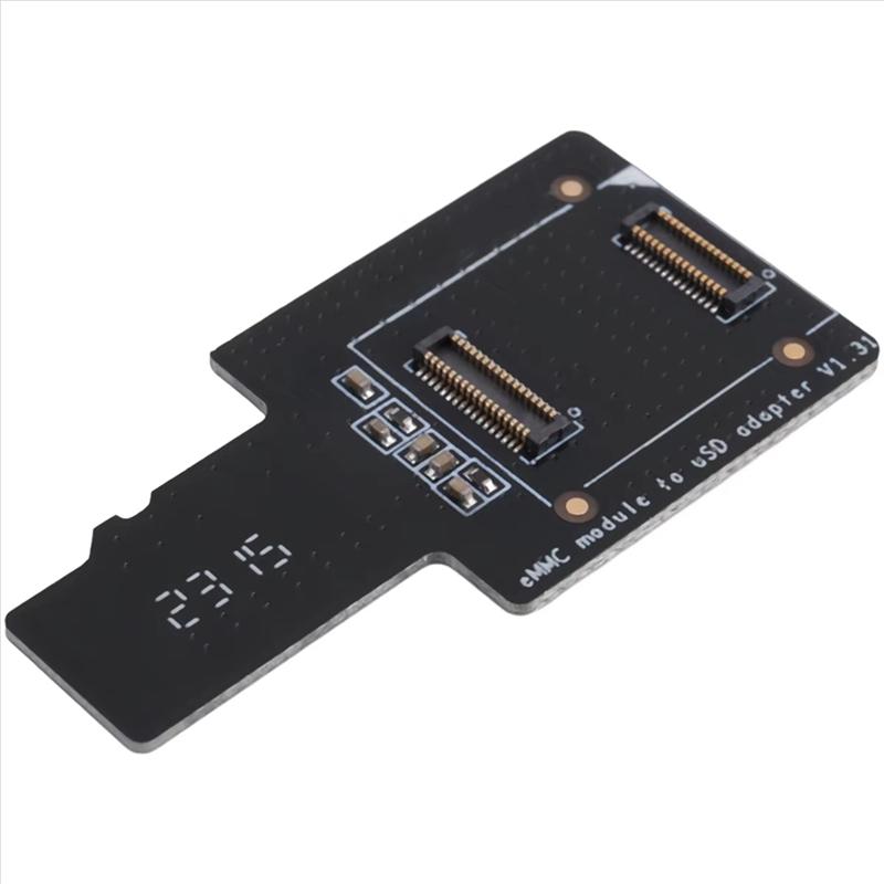 DONQ-EMMC To USD Board EMMC To USD Adapter Board EMMC TF Card Burning Board Modules For ROCK PI 4A/4B
