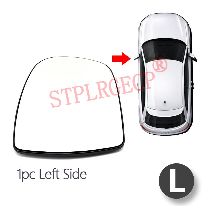 Auto Left Right Hand Side Door Wing Reaview Mirror Glass No-heated Replacement for Renault Trafic Vivaro A Primastar 2001-2014