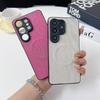 For Magsafe Cowboy Leather Texture Phone Case For Samsung S26 S25 FE A57 A37 A56 A36 A26 Ultra Plus Full Bumper Magnetic Cover