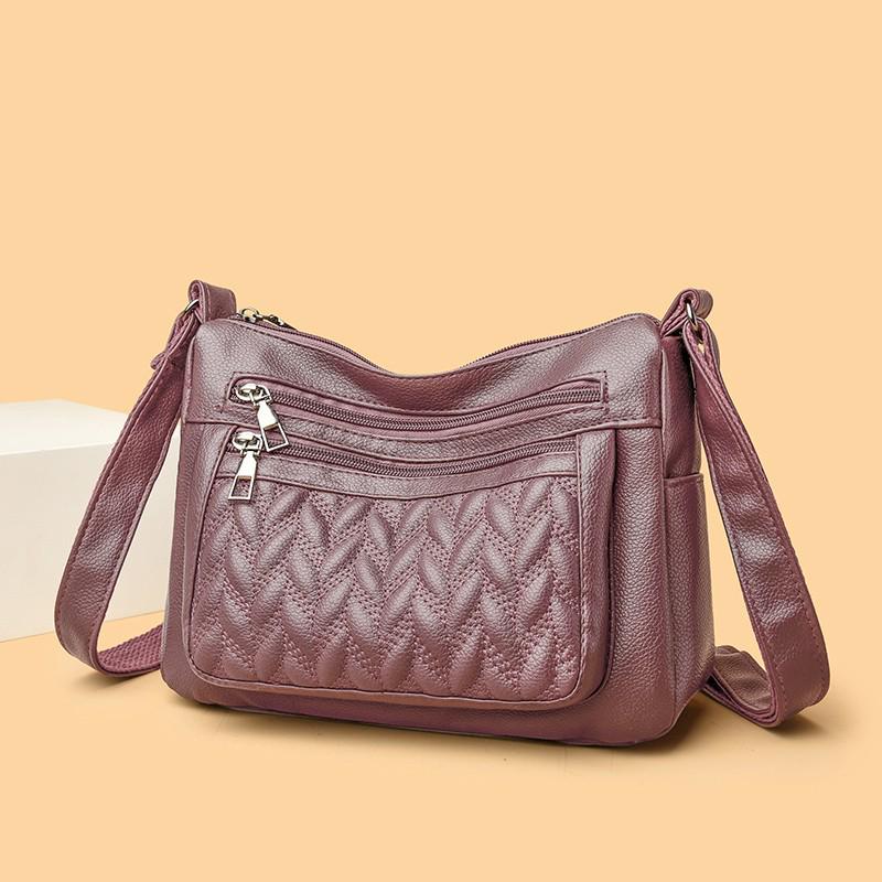 2025 Damen Retro Weiches Leder Große Kapazität Umhängetasche