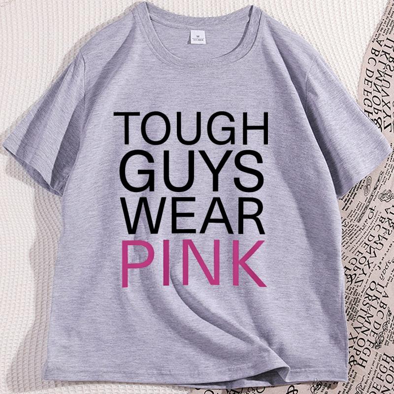 Tough Guys Wearing Pink Gamers T Shirt Men Women Forsaken TShirt Cosplay Tees Funny Cotton Short Sleeve Designer Clothes Tops