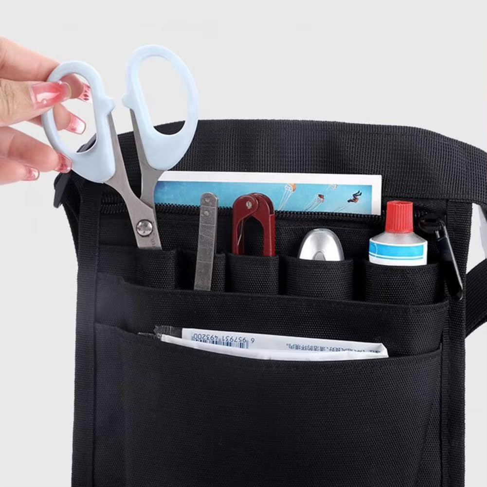 Nurse Pouch with Waist Pouch for Waist Pouch for Nurse Pouch with Durable and 900D 7 Large Adjustable Holds 9 Suitable for Light Customer Indoor and