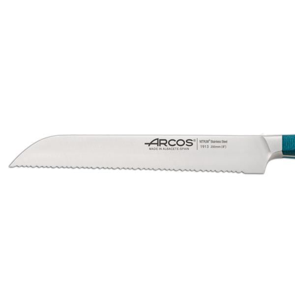 Couteau à pain 20cm Arcos Brooklyn demi mitre 0,000000 Turquoise