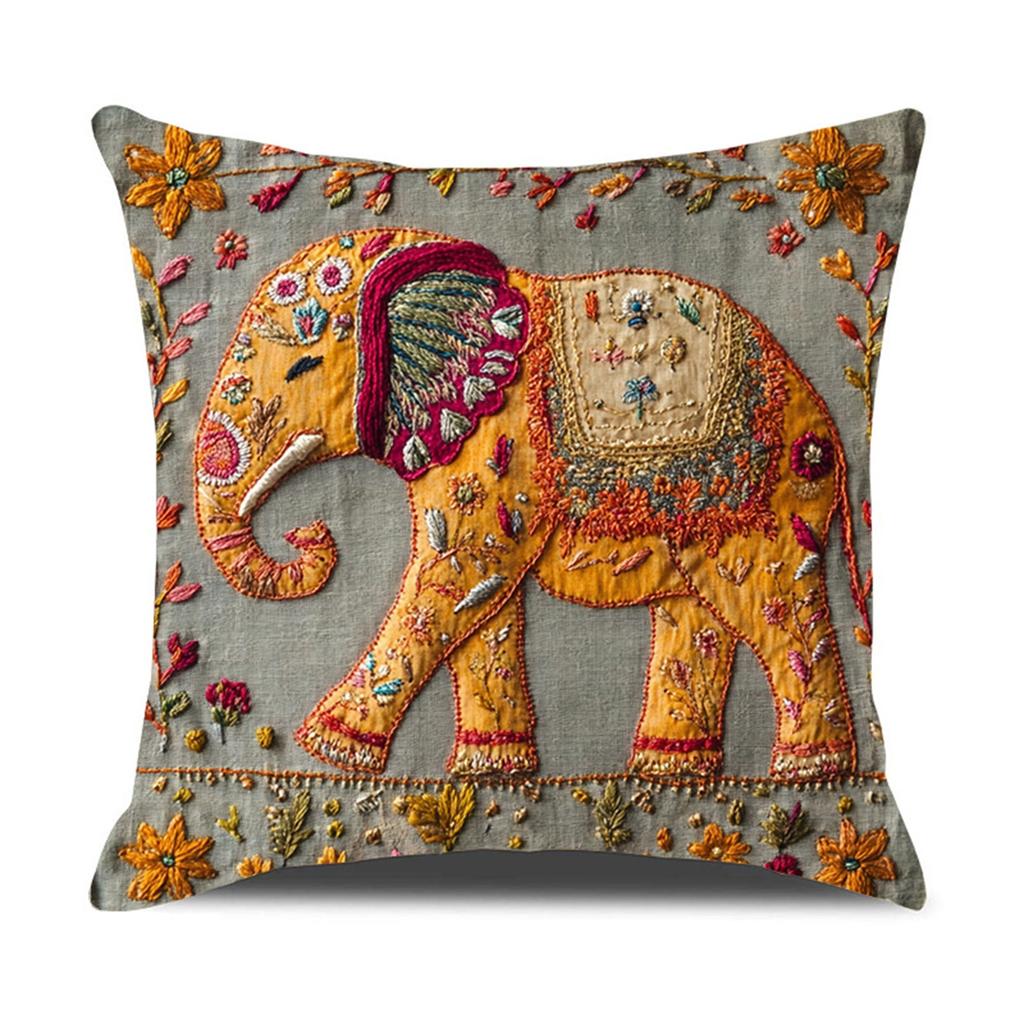 Retro Animal Print Pillow Cover, Home Living Room Sofa Pillowcase, Cushion