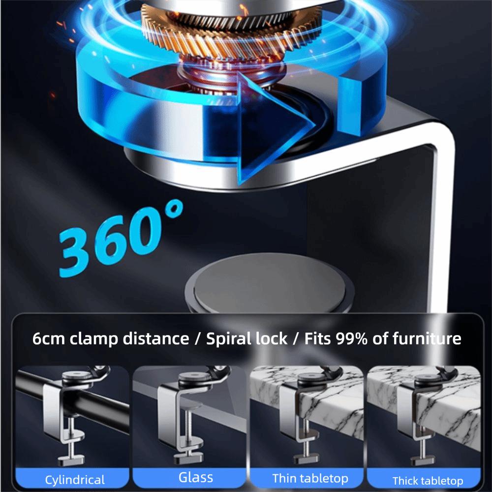 360° Swivel Desktop Tablet Phone Stand Magnetic Tablet Bracket Universal Tablet Holder  for 4-13in
