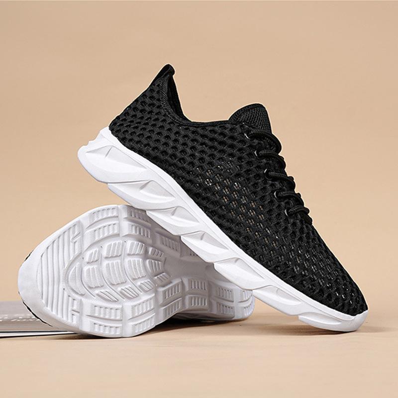 Women Leather Dance Shoes Soft Soled Middle Top Practice Dance Shoes Jazz Dance Shoes Dance Mesh Sneakers