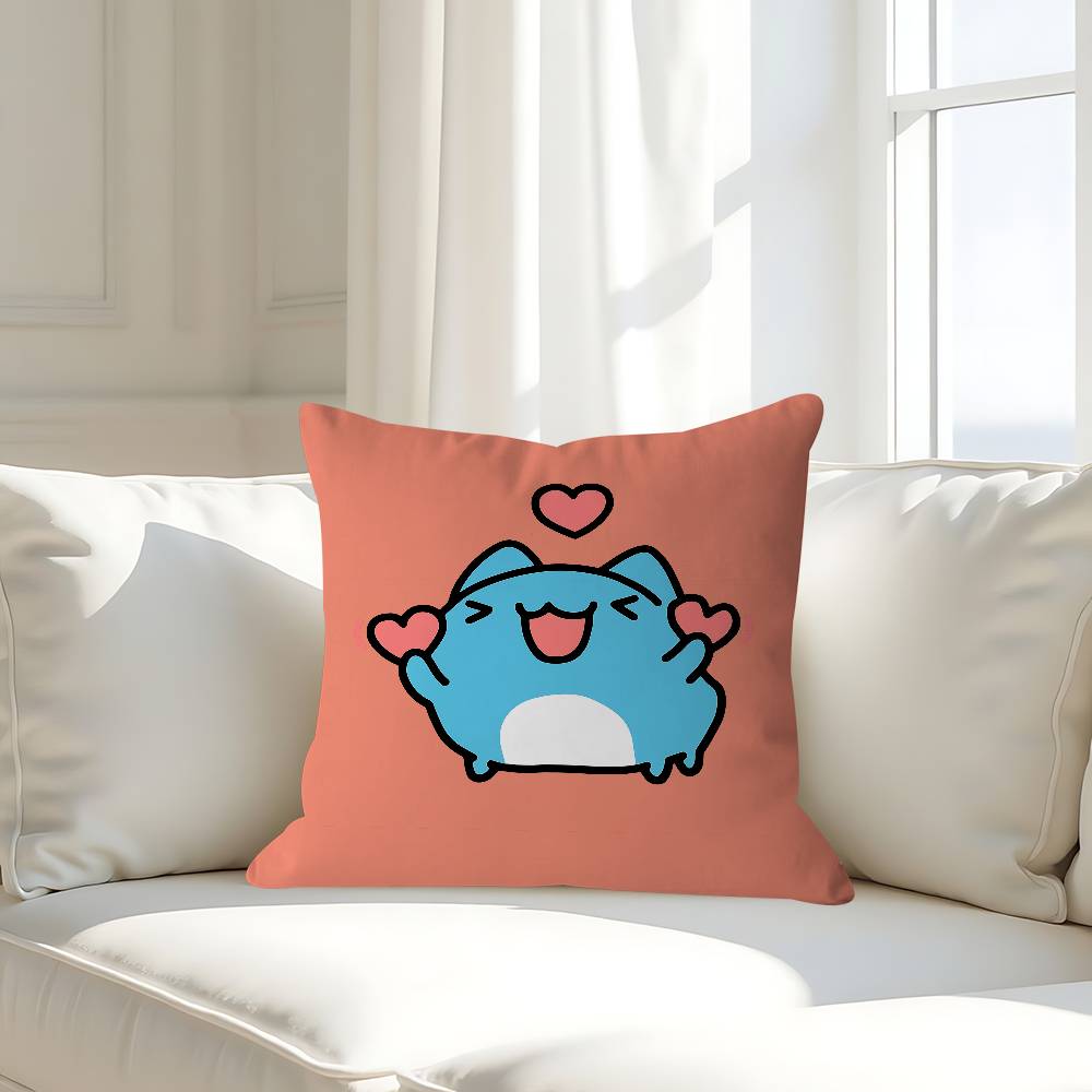 

B-Bugcat Capoo Мультяшная наволочка для подушки, автомобильная накидка на подушку для дивана, автомобиля, рождественский подарок, 40x40см 45x45см 16x16Inch