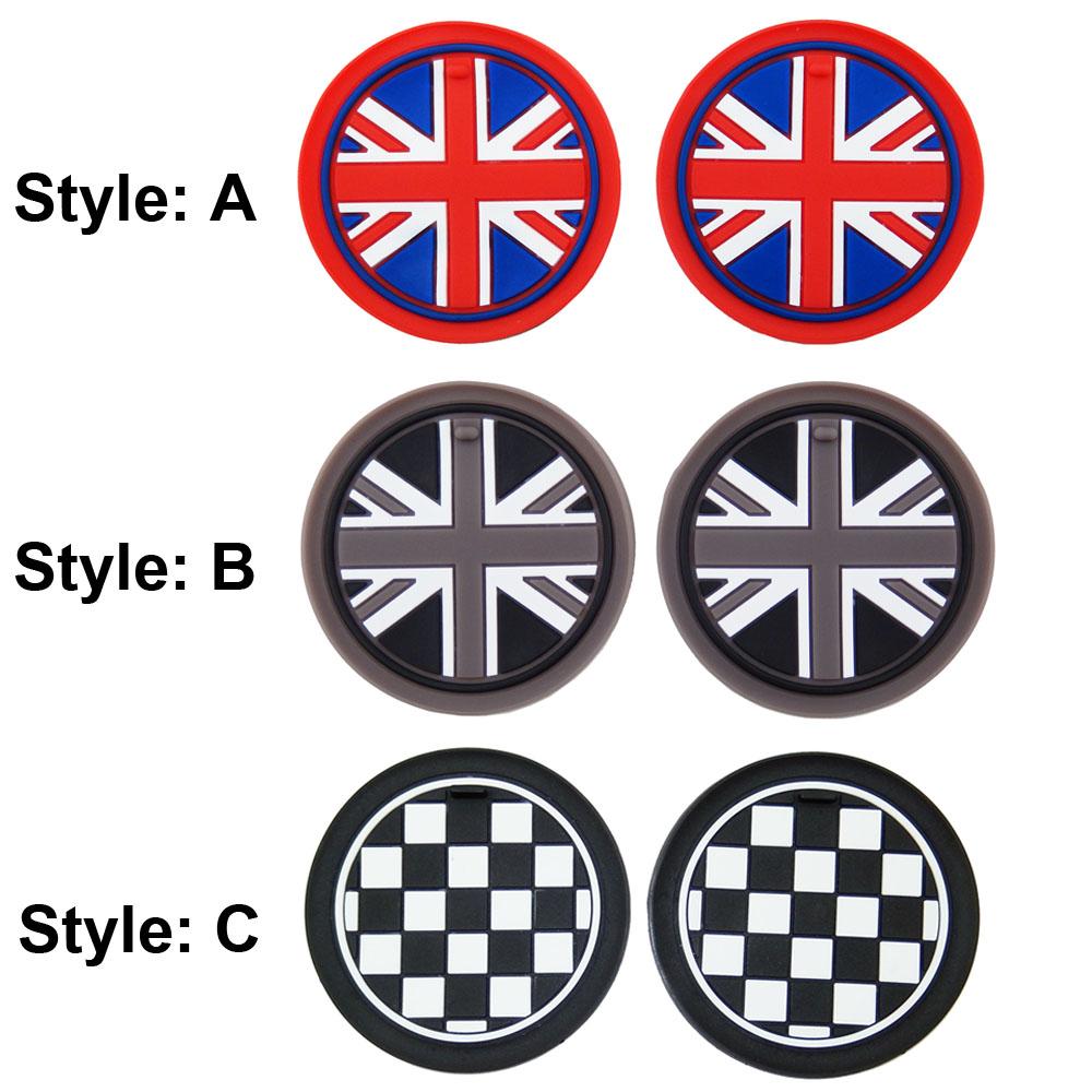 For BMW Mini Countryman R60 WRC John Cooper Works LCI Anti-Slip Mat Cup Holder Mat Shockproof Silica Gel