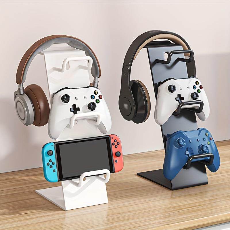 

Versatile Gaming Controller Headphone Stand Space Saving Organizer for PS5,PS4,Xbox,for Switch Ideal for Dorms,Bedrooms,Schools,Living Rooms білий