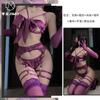 Sexy underwear end of season new sexy suspender bow strap exposed chest high texture pure desire temptation one-piece strap