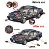 Ultraschall-Nagetiervertreiber für Autos, Vertreiber unter der Motorhaube, Batteriebetrieben, mit Stroboskoplicht, Hält Nagetiere vom Auto fern