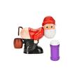 Vánoční automatický bublifuk se světly a hudbou, legrační bublinkové hračky Santa Clause, 60 ml bublinkového roztoku