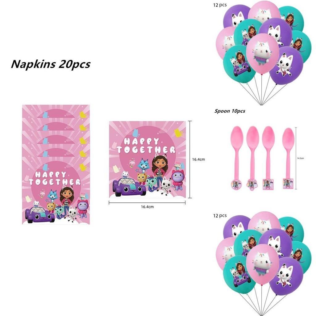Gabby's Dollhouse Game Themed Party Supplies Perfect For Birthday And Pajama Parties