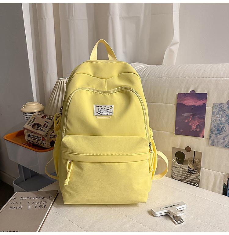 Cartable Design étudiant lycée cartable fille, cartable collège étudiant collège couleur unie étudiant collège simple polyvalent