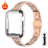 TPU-Hülle + Schlankes Armband für Apple Watch Ultra 3 2 1 49mm für iWatch 11/10/9/8/7/6/5/4/3/2/1/SE 46mm 45 44 42 41 40 38mm Armband
