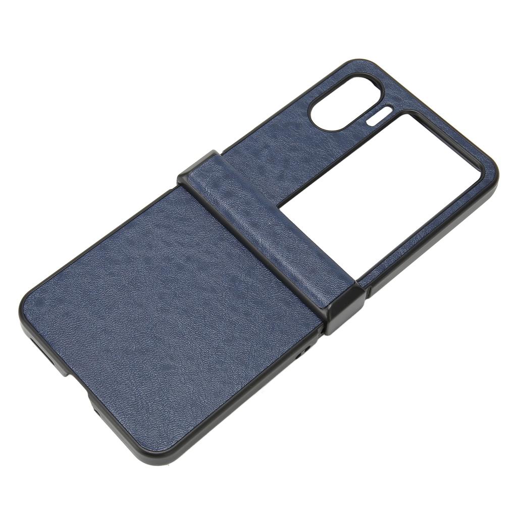 Flip Screen Phone Cover PU Crazy Horse Pattern Soft Fashion Phone Case for Oppo Find N2 Flip