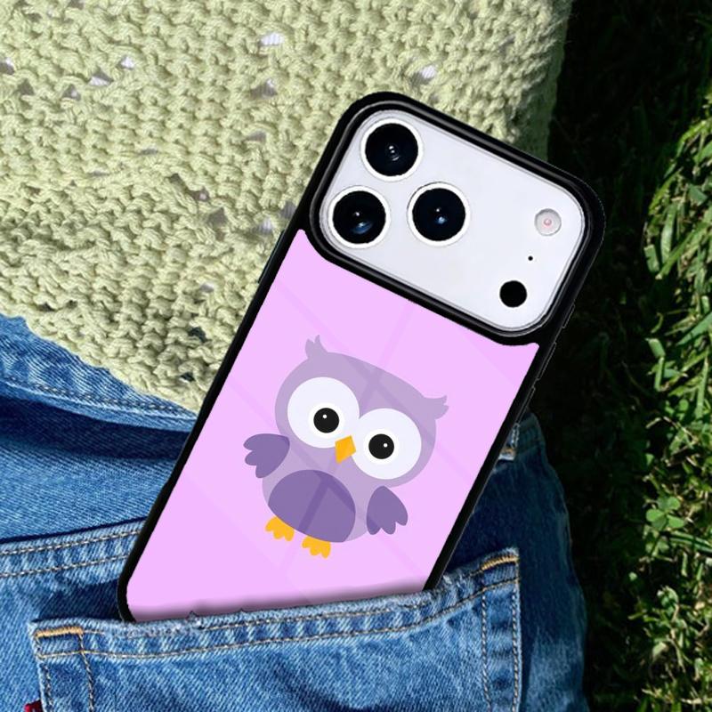 Fashion Cartoon Owl Phone Case Cover Compatible with for IPhone 17air 16e 15 14 13 12 11Pro Max 17 Air