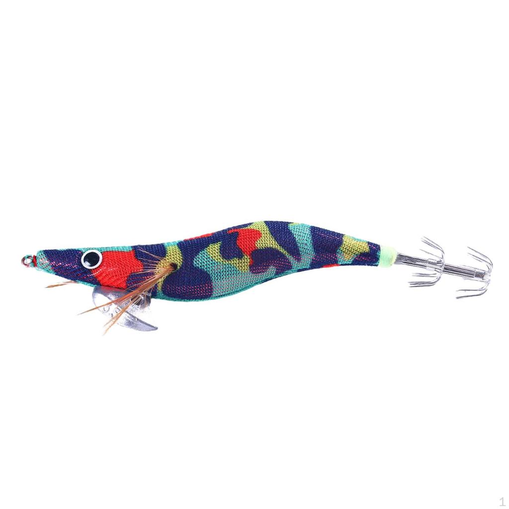Luminous Squid Jig Hooks Lifelike Lures Fishing Baits