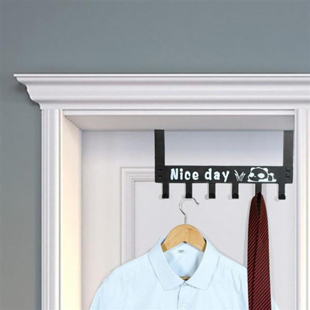 Good Day Hanger Door Hook (Black) / Door Hanger
