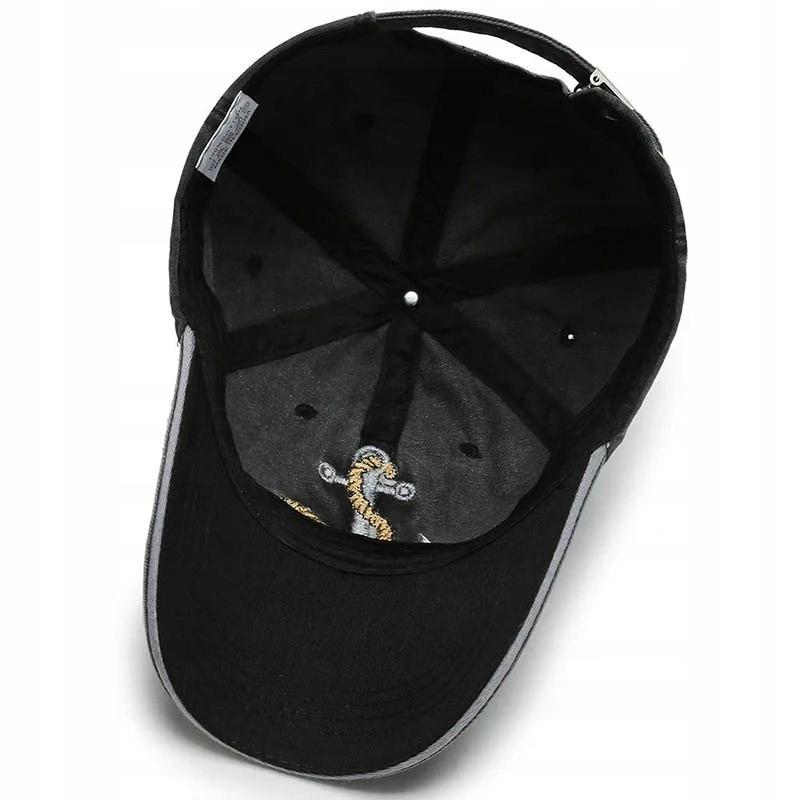 Casquette de pêche Ancre Broderie Marin Universelle