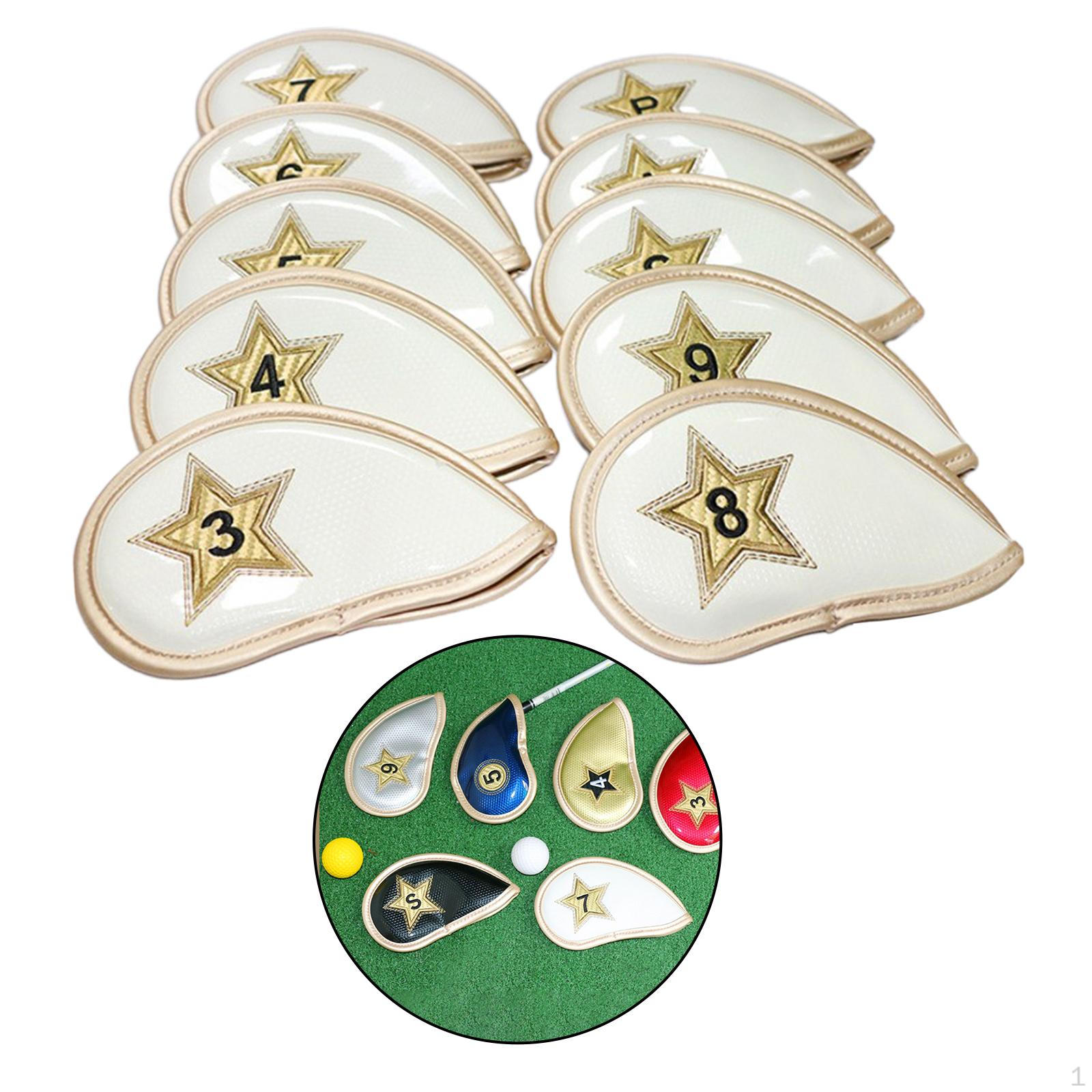 

10 Pack PU Leather Golf Club