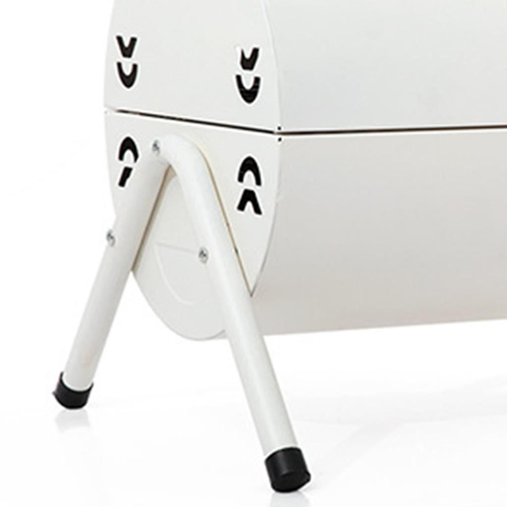 Charcoal Barbecue Grill Portable Smoke Free Double Sided Metal Charcoal BBQ Grill for Camping