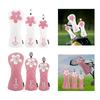 Soft And Durable Golf Head Cover Sakura Pattern Wood Headcover Golf Club Protector  Golf Supplies