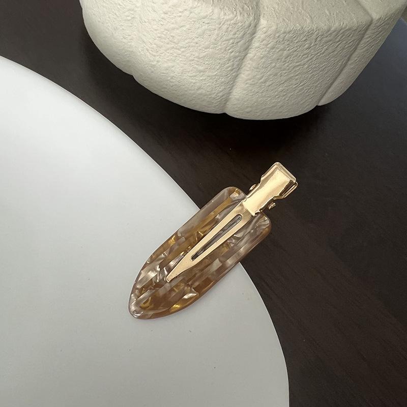 2/3/4/6 stücke Acetat Make-Up Haar Clips Koreanische Mode Gold Weiß Glitter Haar Pin Headwear Mädchen Frauen Haar Zubehör