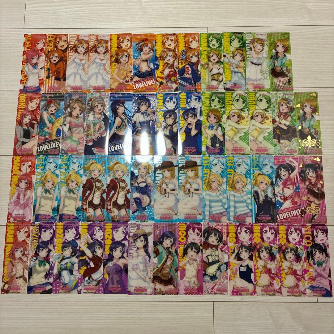 [New and unused] Love Live Trading Bookmark Clear Bookmark  s 51 sheets