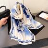 Spring Autumn Luxury Women Printed Thin Sun Protection Scarves Elegant 180*80cm Wraps Hijabs Lady Shawls Female Fashion Bandana