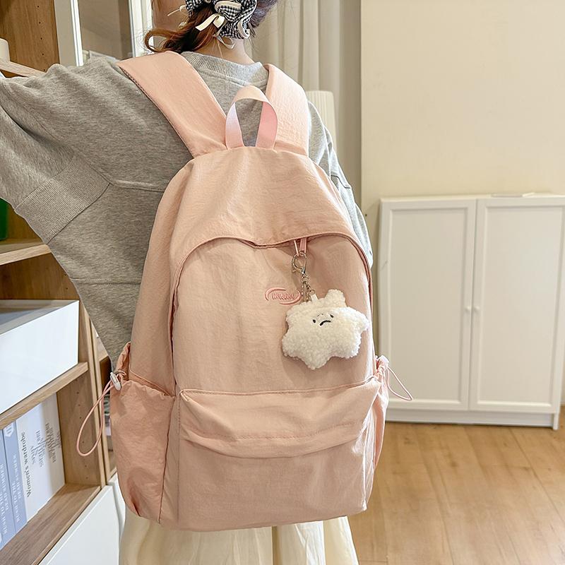 Damryggsäck Junior Senior Gymnasieelev Ryggsäck Lättviktig Enfärgad Reseryggsäck