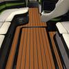 EVA Non-Slip RV Floor Mat, Waterproof Boat Deck Padding, 6mm Thick Teak Style Marine Gym Mat, All-Purpose Surface Protection