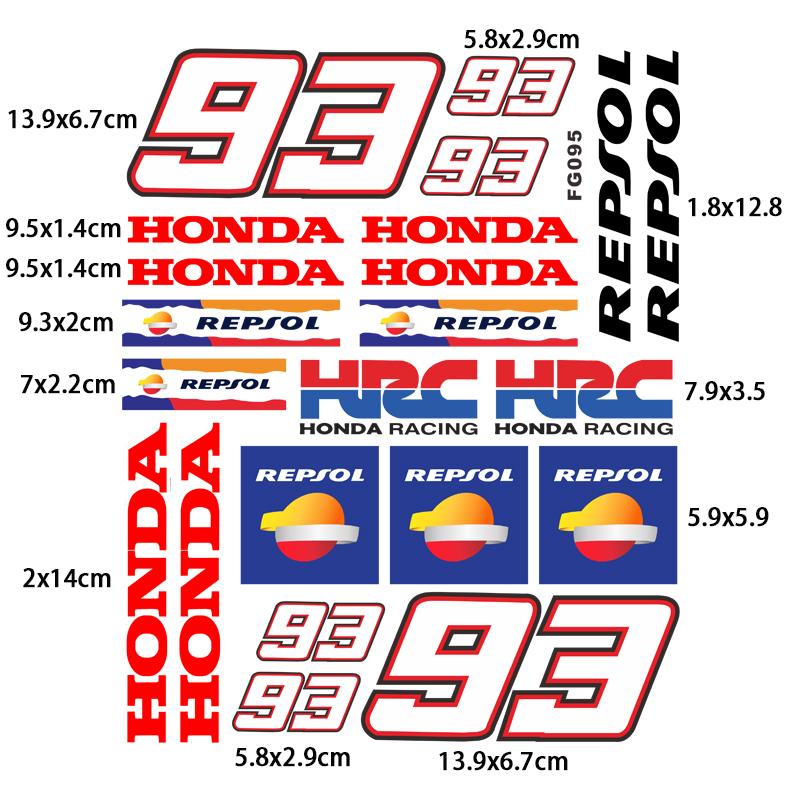 New Motorcycle Side Strip Sticker Car Styling Vinyl Decal for HONDAS Motorcycle Sticker Reflective Stickers Car Decoration akf256