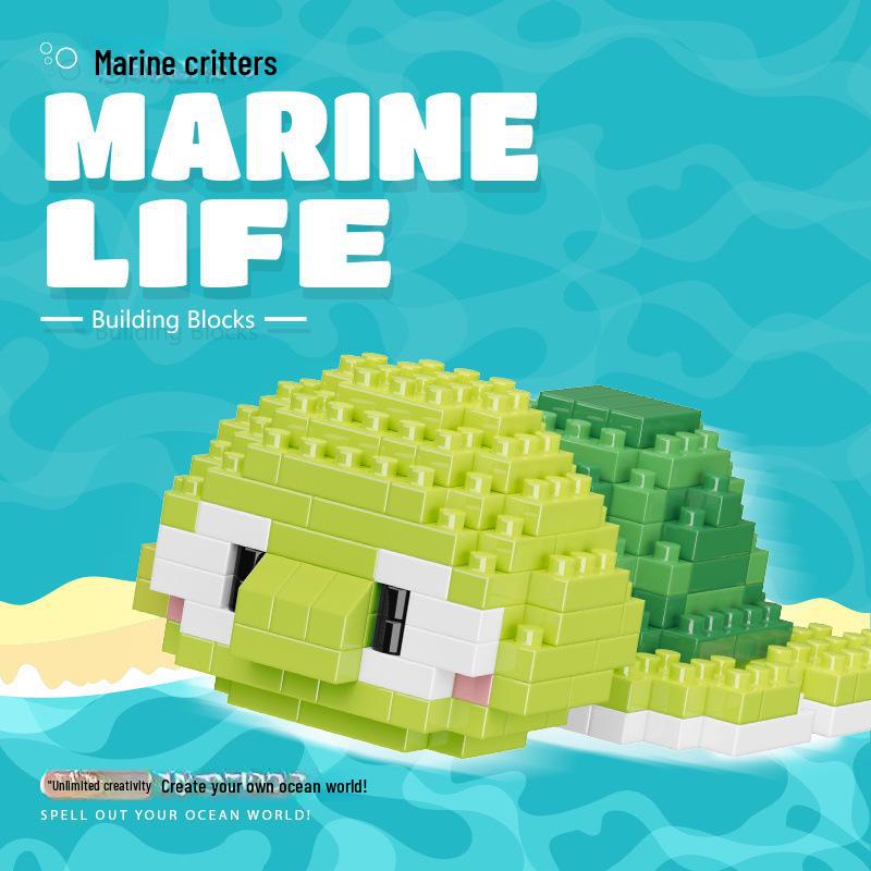 Marine Creatures Micro Building Block Set - CLC7261-7272