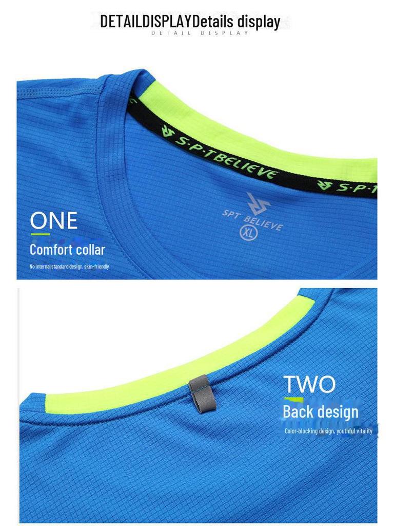 Rychleschnoucí tričko s kulatým výstřihem na zakázku - Tištěné logo, Uniforma s krátkým rukávem pro práci, třídu, DIY nebo maratonské skupiny