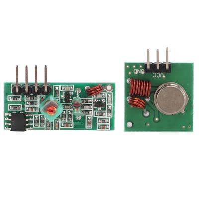 433MHz Transmitter Receiver Kit DC5V PCB High Frequency RF Module for Anti Theft Products Remote
