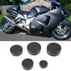 Motorcycle Frame Hole Cover Kit Decor Black  1300R Waterproof Dustproof