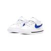 Nike Court Legacy Slip Resistant Abrasion Resistant Low top Toddler Shoes White Blue Black Infant And Toddler DA5382-101