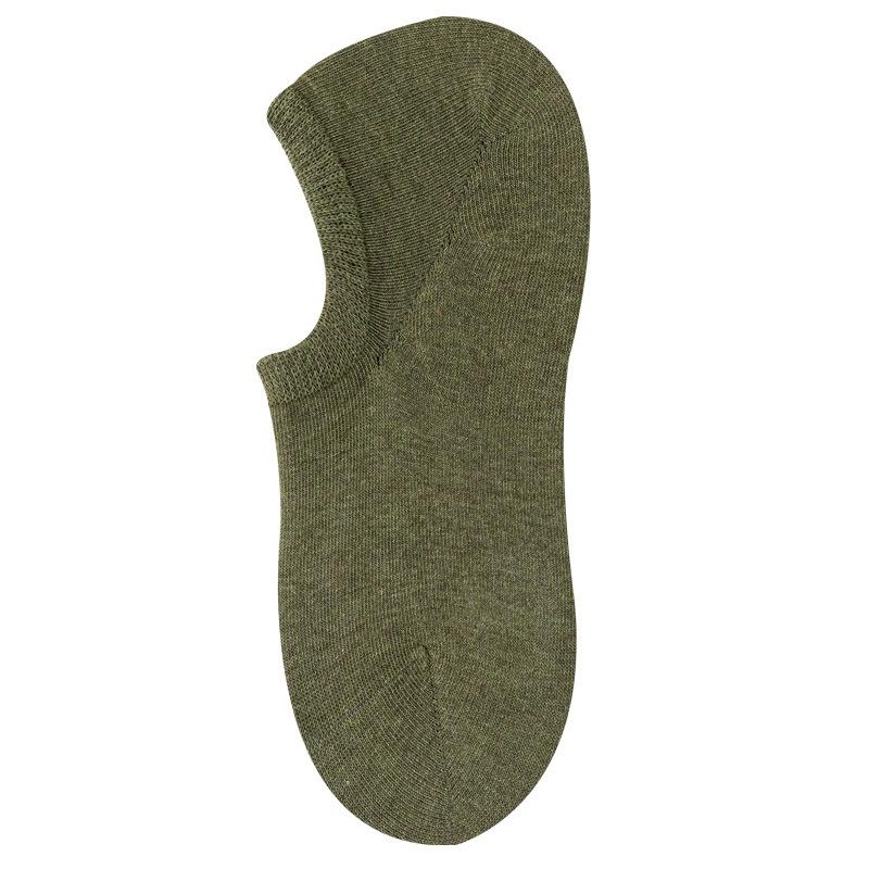 Summer Thin Men's Boat Socks, Anti-pilling and Non-dropping, Solid Color Deodorizing, Sweat-absorbing Invisible Socks, Pure Cotton Socks
