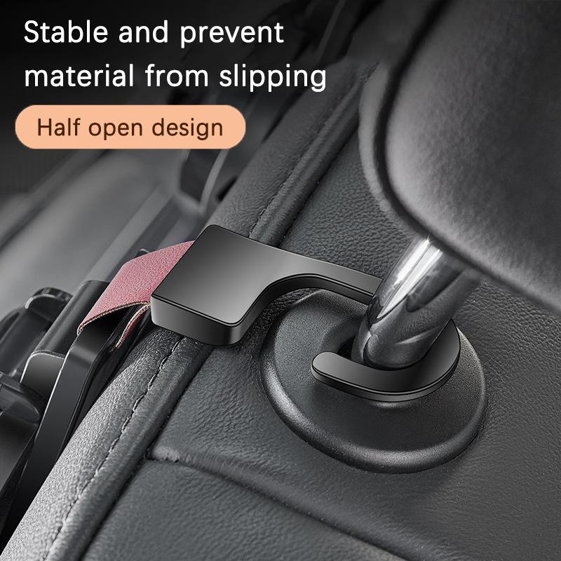 Car Mounted Multifunctional Hook Storage Rack Water Cup Holder Car Phone Holder Rear Storage And Organization