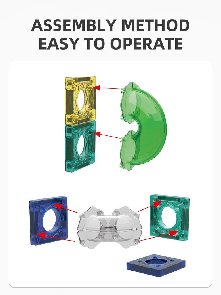 Slide Ball Magnetic Pieces Building Blocks Intelligence Assembled Boy Toy Gift