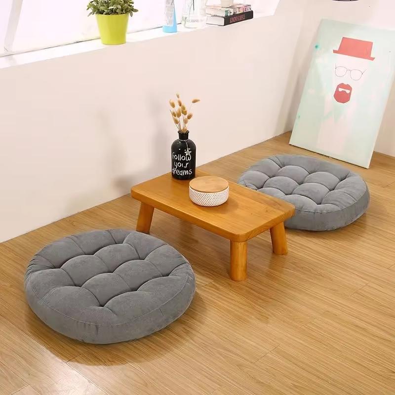 Meditation Floor Round Pillow for Seating On Floor Solid Tufted Thick Pad Cushion For Yoga Balcony Chair Seat Cushions