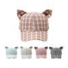 Cute Design Cat's Ears Baseball Cap Retro Fashion Cat Ear Bow Baseball Cap  Casual Wear