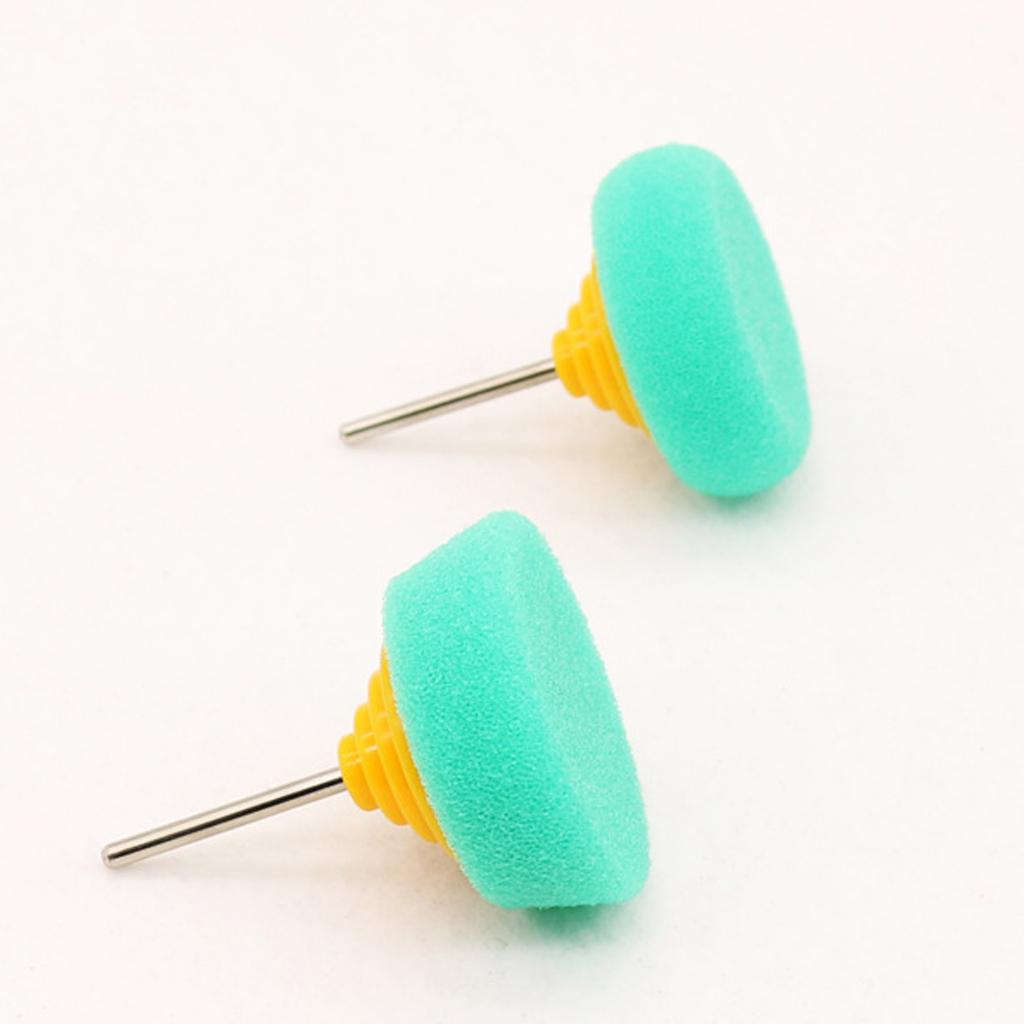 Pack mit 2 Hochdichte Schwamm-Polierpads für Autoräder und Oberflächen Bohraufsatz für Autopflege Präzise Arbeit