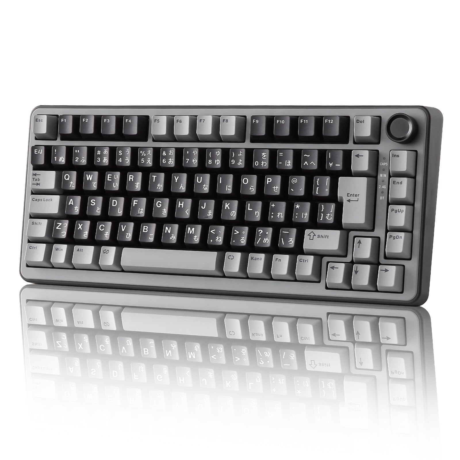 

YUNZII RT75 Rapid Trigger Wireless Gaming Japanese Hall Sensor Magnetic 8000Hz Polling Three Modes RGB Backlight Gateron Silky Pro Keyboard, Layout,
