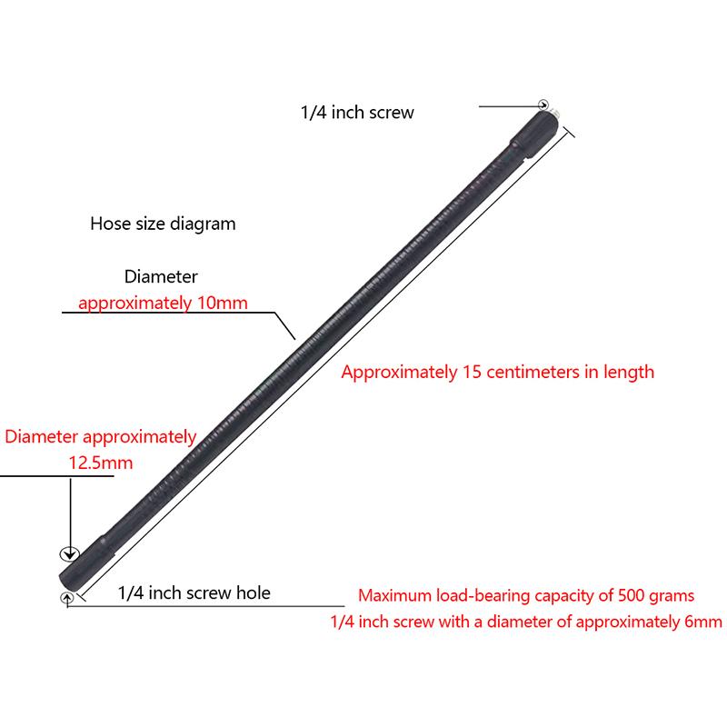 

Удлинительная трубка для крепления камеры с резьбой 1/4 с наружной на внутреннюю, гибкая трубка для крепления камеры, стойка для рук