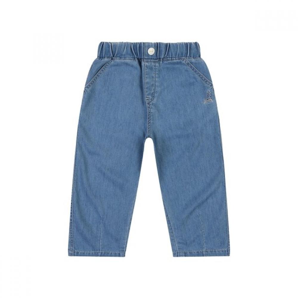 Kangol Kids Cool Denim Straight Pants Blue  Sb 0111 Blue/100
