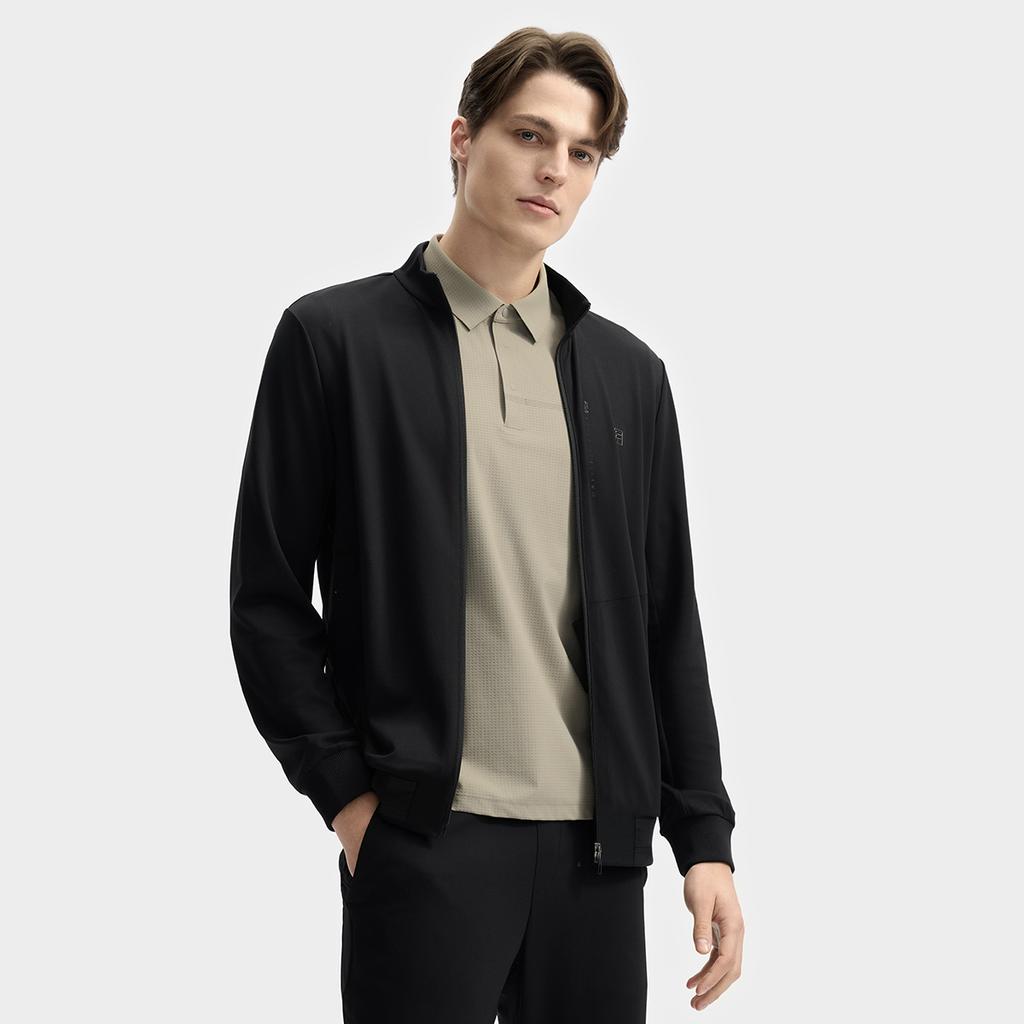 New FILA Lifestyle Jacket Men's Jet Black F11M523702FBK